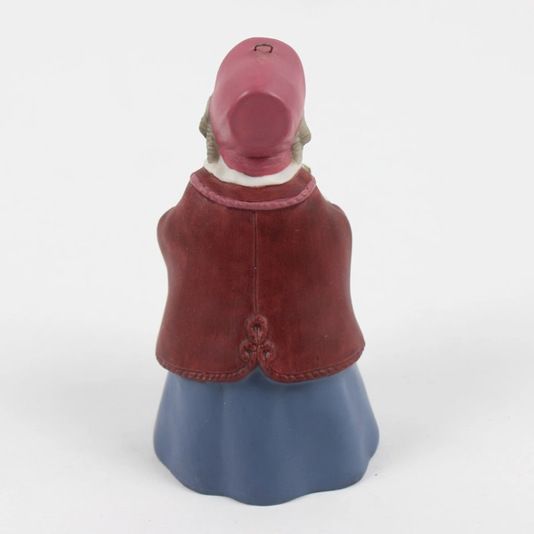 Vintage 1991 Hallmark Mrs. Beaumont Porcelain Bell Christmas Ornament 4"