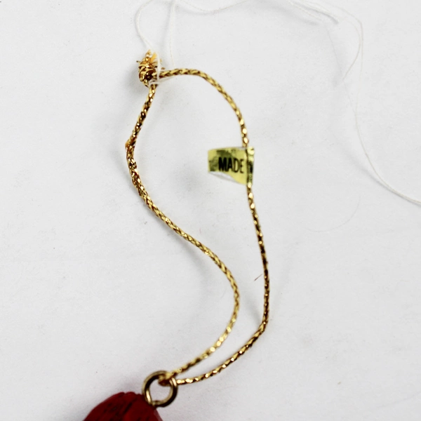 Vintage 1998 Resin Santa Claus Christmas Ornament 4 1/4"