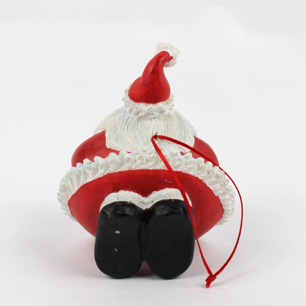 Dept 56 Roly Poly Santa Holding Teddy Bears Christmas Ornament