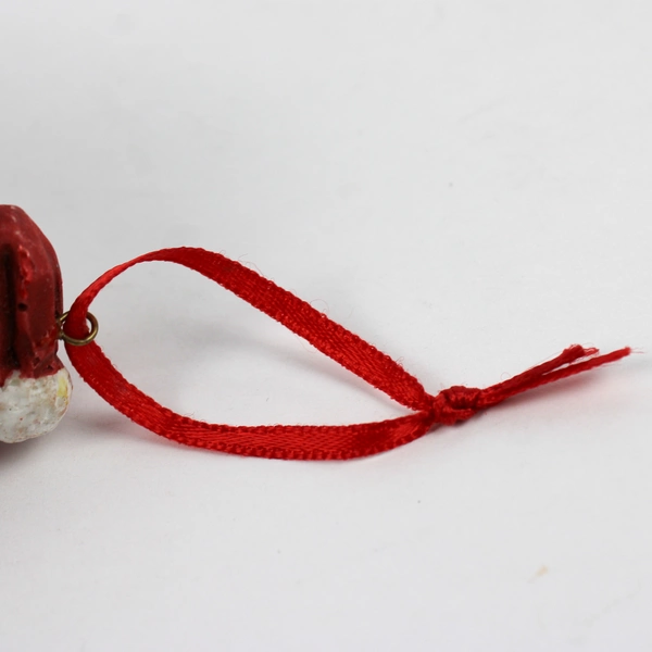 Roly Poly Santa Happy Holidays Resin Christmas Ornament