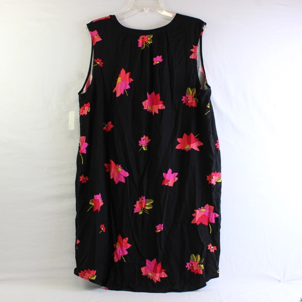 Amazon Essentials Pink and Black Sleeveless Knee-Length Dress Women's Size XL