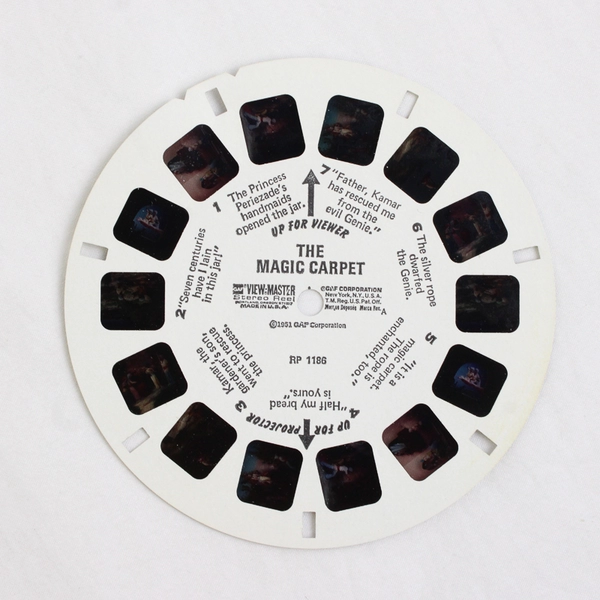 Vintage Sawyer’s View-Master Reel The Magic Carpet 1951 RP 1186