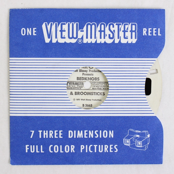 Vintage View-Master Disney Bedknobs & Broomsticks Reel B3663 1971