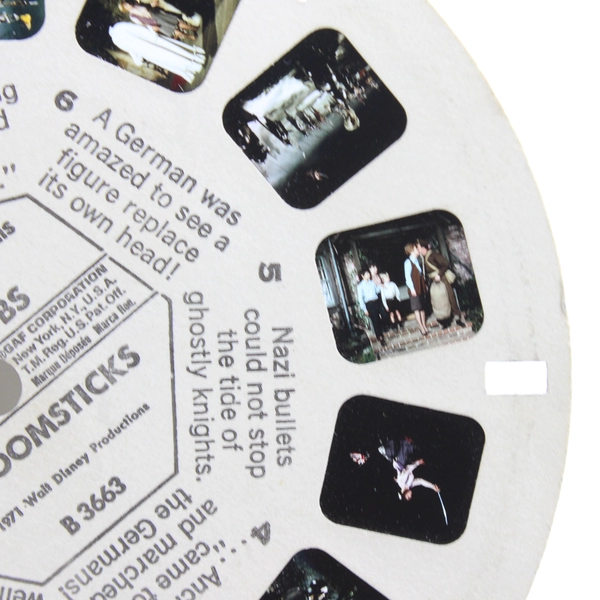 Vintage View-Master Disney Bedknobs & Broomsticks Reel B3663 1971