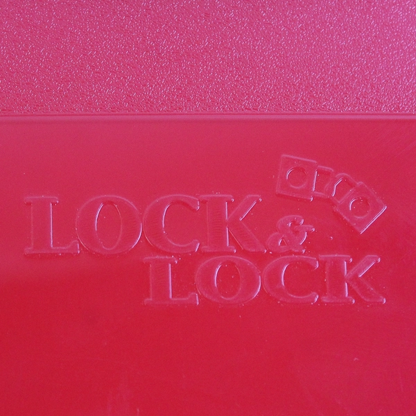 Lock & Lock 1.4 L Plastic Food Storage Container Red Lid