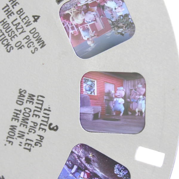 Vintage View Master The Three Little Pigs Reel 1955 B 3072