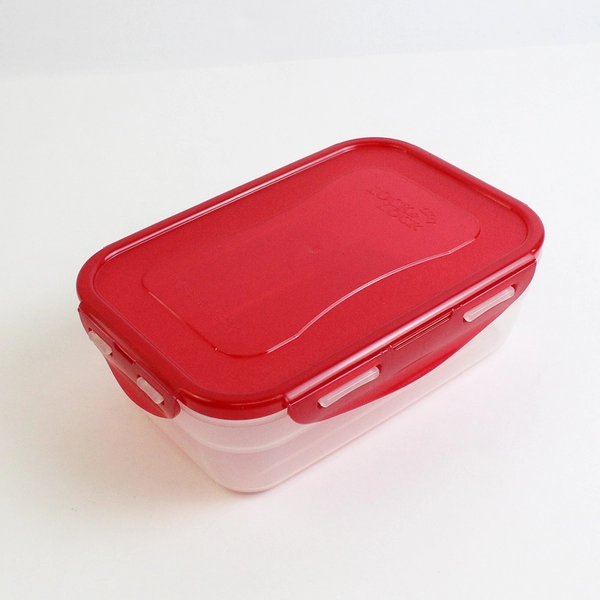 Lock & Lock 1.2 L Plastic Food Storage Container Red Lid