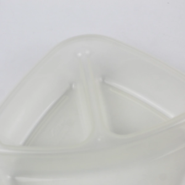 Set of 3 Lock & Lock 750 ml Divided Snack Storage Containers Red Lids