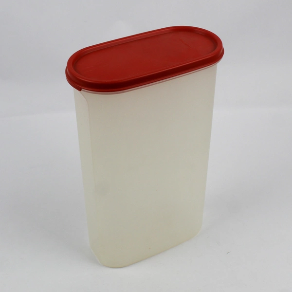 Tupperware 12 1/4 Cups Food Storage Container 1615-4 with Red Lid 1616-13