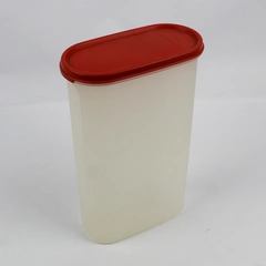Tupperware 12 1/4 Cups Food Storage Container 1615-4 with Red Lid 1616-13