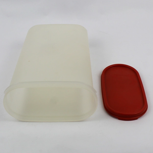 Tupperware 12 1/4 Cups Food Storage Container 1615-4 with Red Lid 1616-13