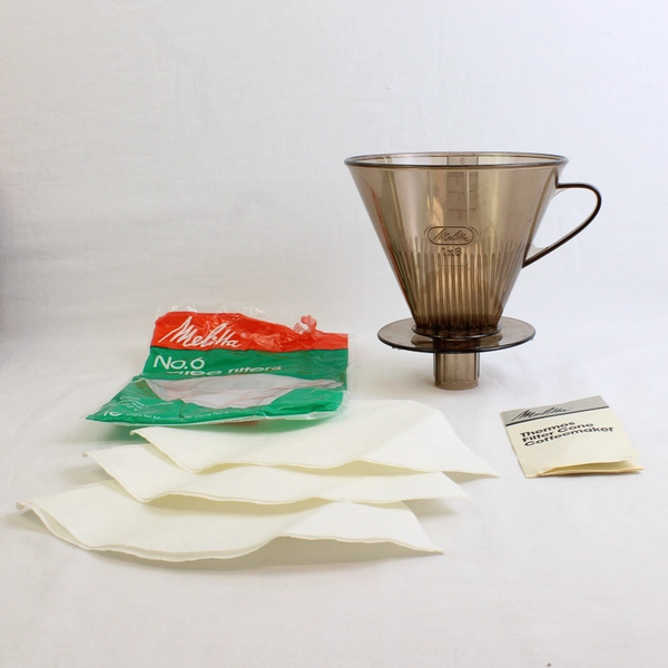 Melitta Thermos Filter-Cone Coffee Maker in Original Box 1983