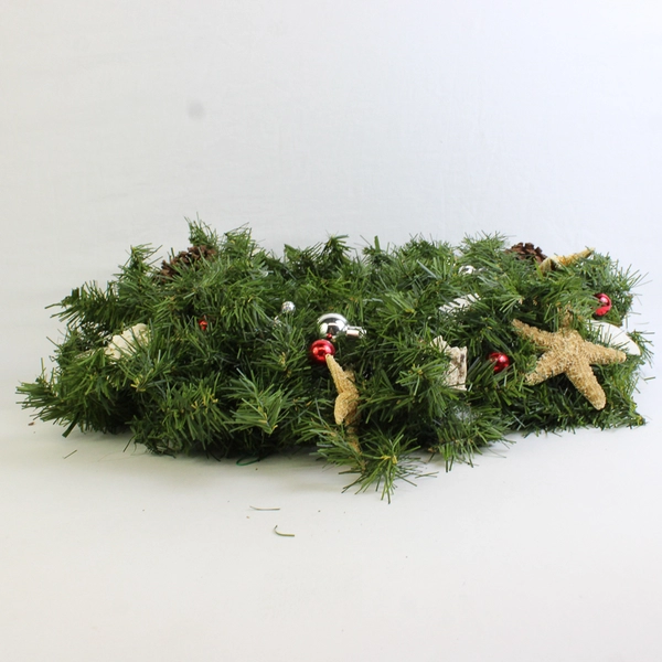 Decorative Nautical Seashell Artificial Christmas Wreath 20"