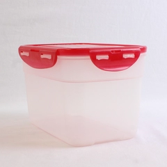 Lock & Lock 2.4 L Plastic Food Storage Container Red Lid