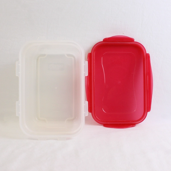 Lock & Lock 2.4 L Plastic Food Storage Container Red Lid