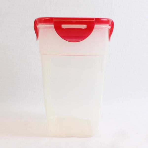 Lock & Lock 1.3 L Plastic Food Storage Container Red Lid