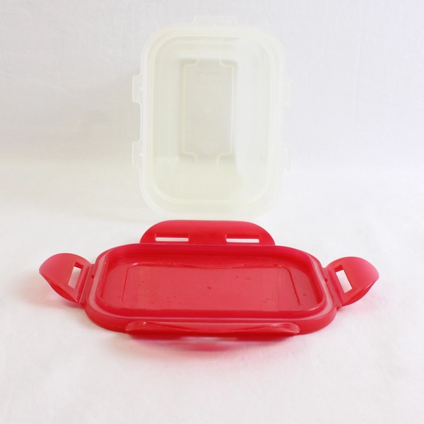Lock & Lock 1.3 L Plastic Food Storage Container Red Lid