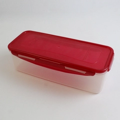 Lock & Lock 1.6 L Plastic Food Storage Container Red Lid