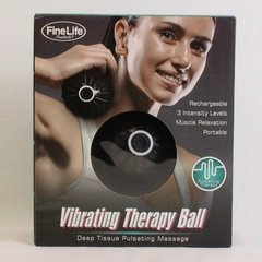 Fine Life Vibrating Therapy Ball Black Deep Tissue Pulsating Massage WORKS
