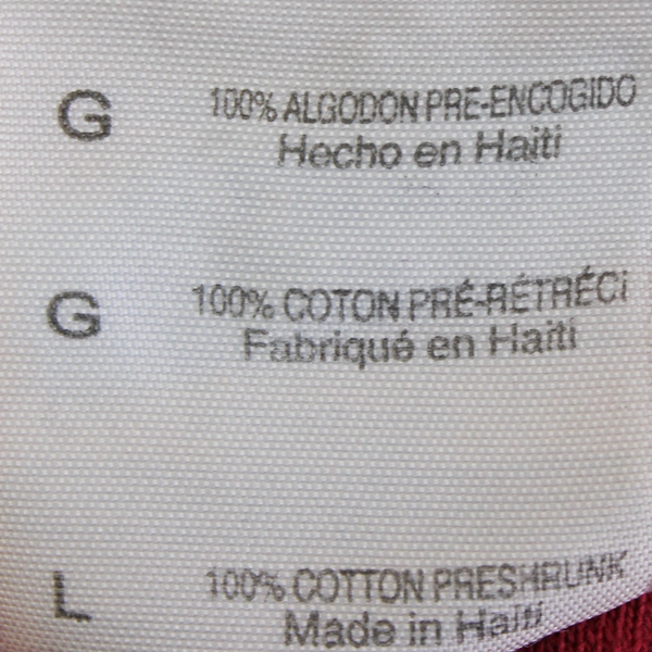 Gildan Victoria Canada Red Cotton T-Shirt Men's Size Large