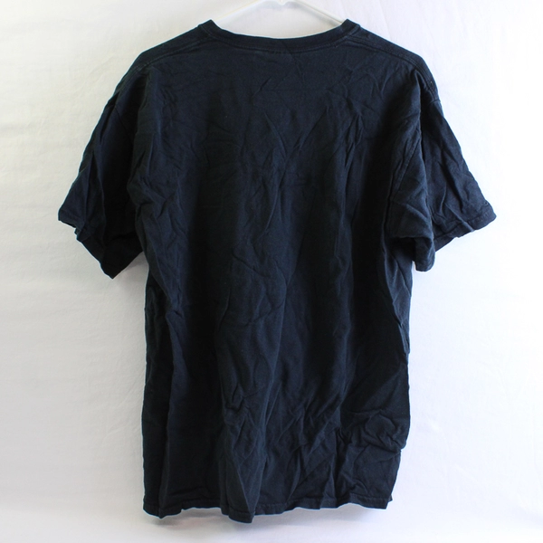 Gildan University of Oregon Black Cotton Graphic T-Shirt Men's Size Large