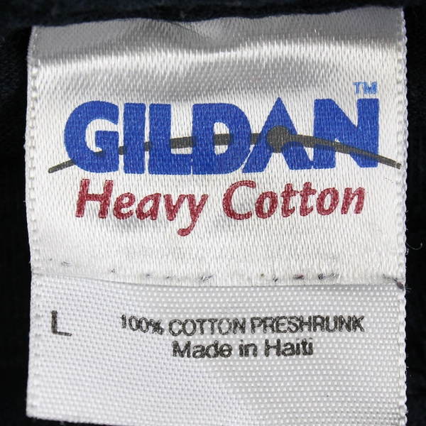 Gildan University of Oregon Black Cotton Graphic T-Shirt Men's Size Large