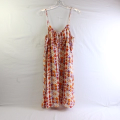 NWT Aerie Orange and Purple Knee-Length Slip Dress Women's Size XL