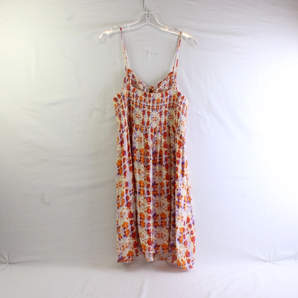 NWT Aerie Orange and Purple Knee-Length Slip Dress Women's Size XL
