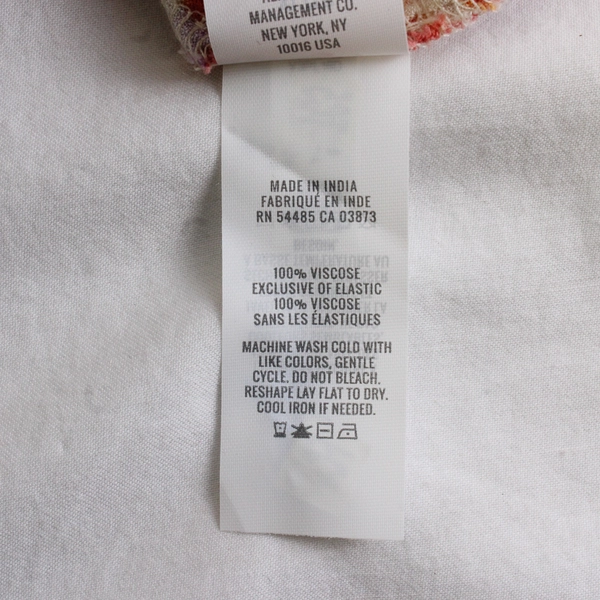 NWT Aerie Orange and Purple Knee-Length Slip Dress Women's Size XL