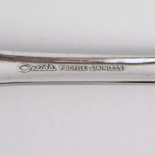 Lot Of 2 Oneida Silver St. Louis (Stainless) Flatware Serving Forks 8.5" Long