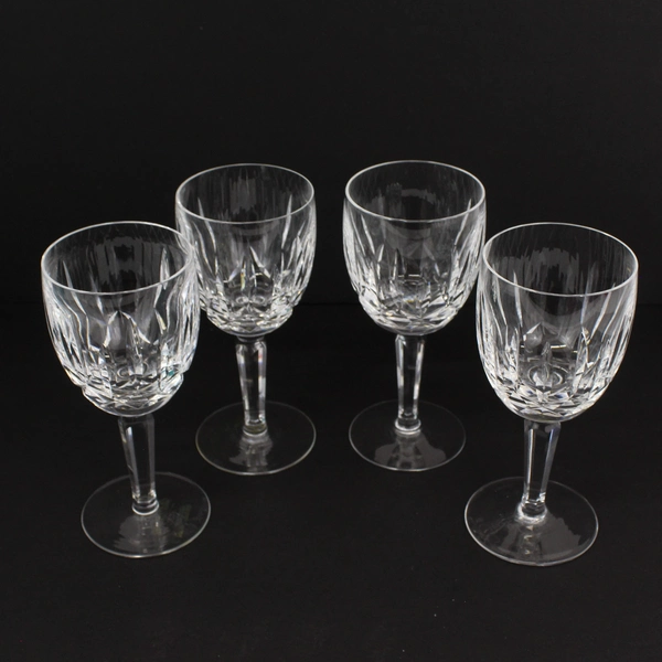 Set of 4 Waterford Crystal Kildare Water Goblets 7 inch