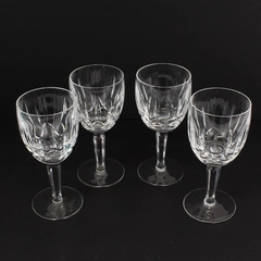 Set of 4 Waterford Crystal Kildare Water Goblets 7 inch