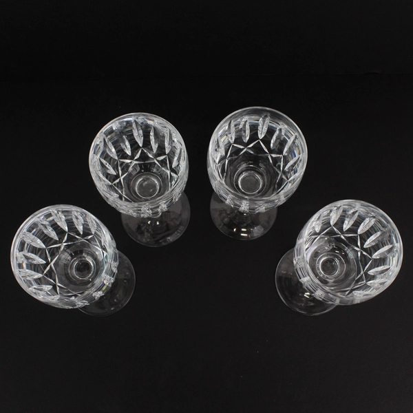 Set of 4 Waterford Crystal Kildare Water Goblets 7 inch