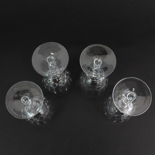 Set of 4 Waterford Crystal Kildare Water Goblets 7 inch