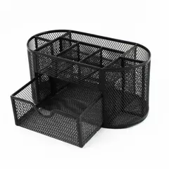 SUPEASY Mesh Desk Organizer, Desk Accessories & Workspace Organizers with Drawer