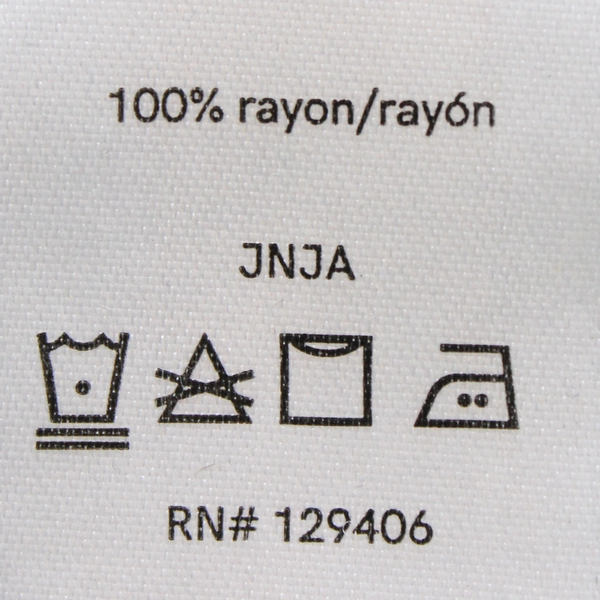 Venus Teal Blue 3/4-Sleeve V-Neck Top Crochet Trim Women's Size Small