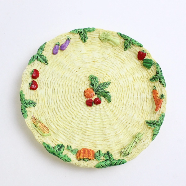 VTG 1993 Summco Miniature Tea Set Autumn Vegetable Harvest