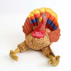 VTG Russ Berrie "Stuffin" Turkey Shelf Sitter Kathleen Kelly Critter Factory