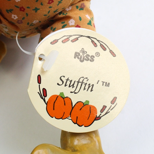 VTG Russ Berrie "Stuffin" Turkey Shelf Sitter Kathleen Kelly Critter Factory