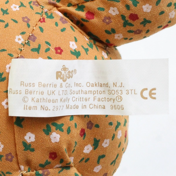 VTG Russ Berrie "Stuffin" Turkey Shelf Sitter Kathleen Kelly Critter Factory