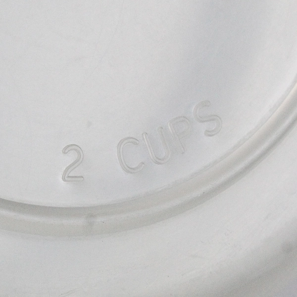 Eclipse Products 2-Cup Round Plastic Food Storage Container