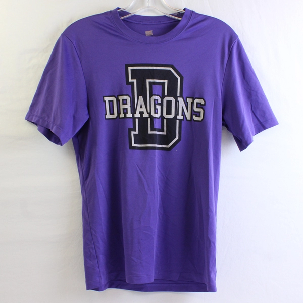 Hanes Duniway XC Dragons Purple Athletic T-Shirt Adult Size Small