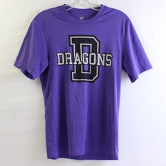 Hanes Duniway XC Dragons Purple Athletic T-Shirt Adult Size Small