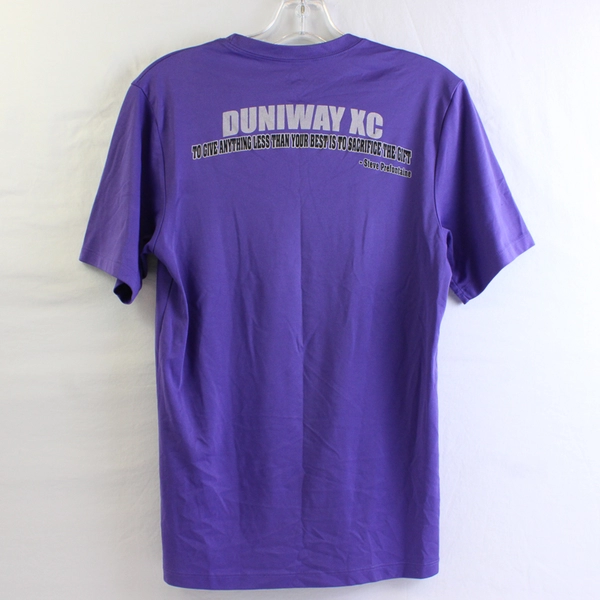 Hanes Duniway XC Dragons Purple Athletic T-Shirt Adult Size Small