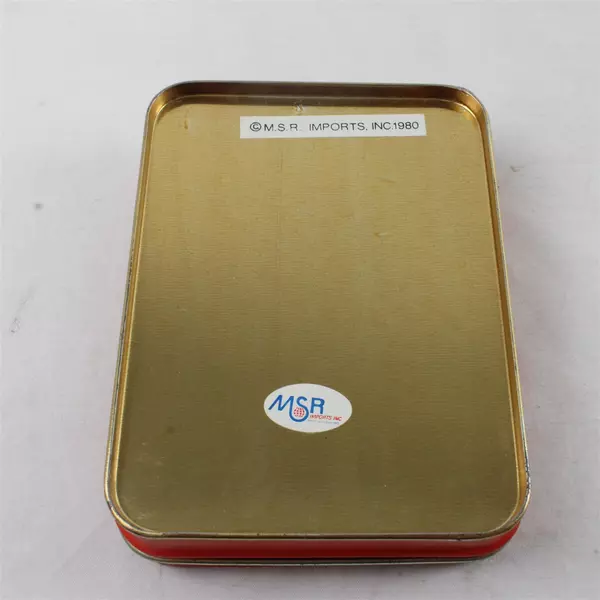 Vintage 1980 Coca-Cola Playing Cards MSR Imports Tin Box Collectible Deck