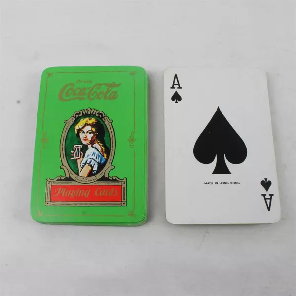 Vintage 1980 Coca-Cola Playing Cards MSR Imports Tin Box Collectible Deck
