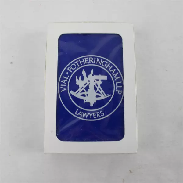 Vial Fotheringham LLP Promotional Playing Cards Deck Standard Size