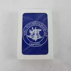Vial Fotheringham LLP Promotional Playing Cards Deck Standard Size