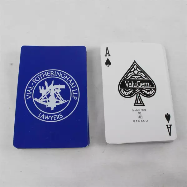 Vial Fotheringham LLP Promotional Playing Cards Deck Standard Size