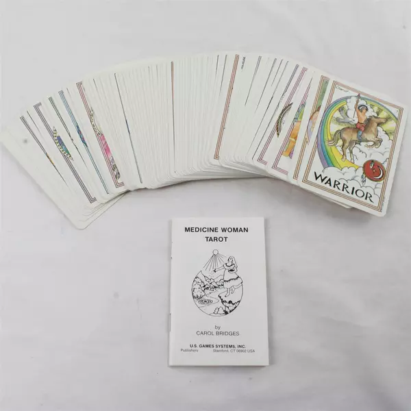 Vintage 1990 Medicine Woman Tarot Deck Carol Bridges US Games Systems 